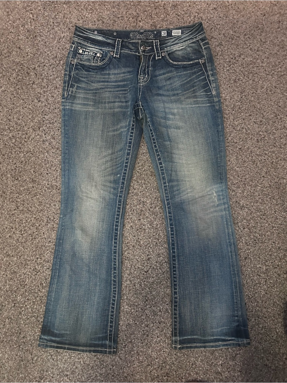 Women’s Medium Wash Bootcut Jeans - Miss Me & Buckle B